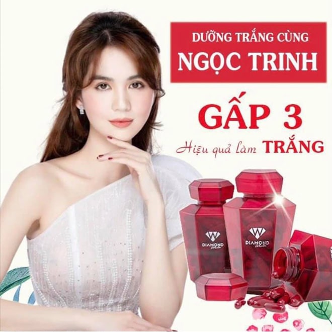 trang da ngoc trinh diamond white